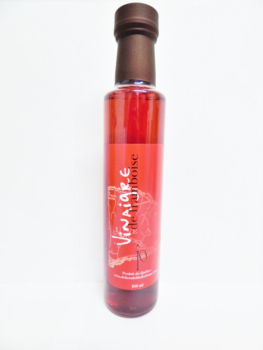 Vinaigre de framboise de l'île d'Orléans vieillit neuf mois