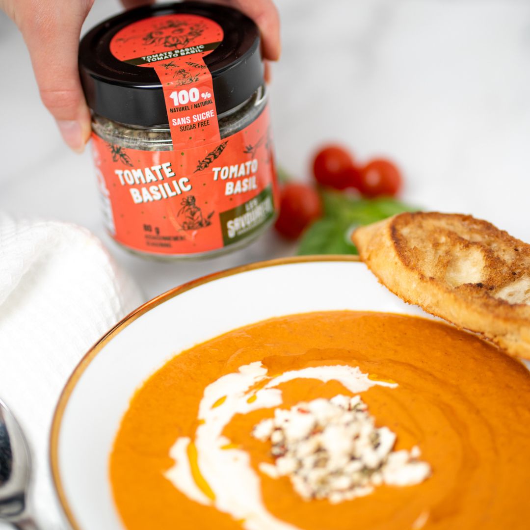Épices sans sucre Les Savoureux - tomate basilic